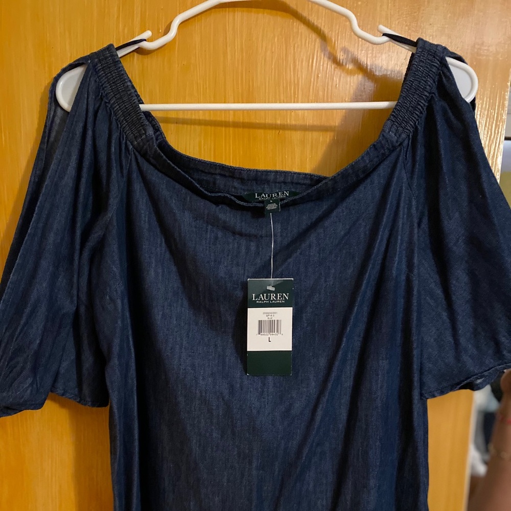 Cold shoulder Ralph Lauren blouse